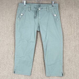 Gap Jeans 27/4 Capri Limited Edition Stretch‎ Chino Slit Casual Denim
